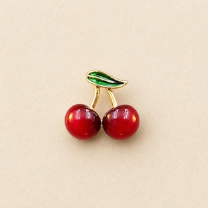 Cherry Brooch - Etsy