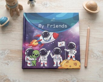 Il mio libro degli amici - Spazio / Un libro dei ricordi per le amicizie d'infanzia