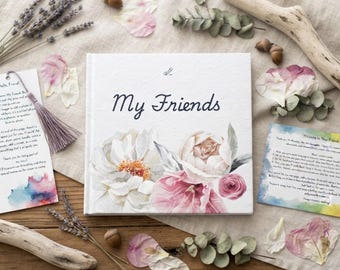 Il libro dei miei amici - Fiori / Un libro dei ricordi per le amicizie d'infanzia