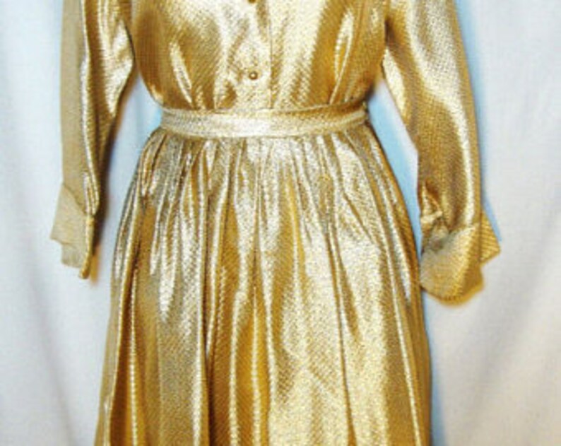 1950s Gold Dress 50s Gold 2 Piece 50s Cocktail Dress Blouse - Etsy UK