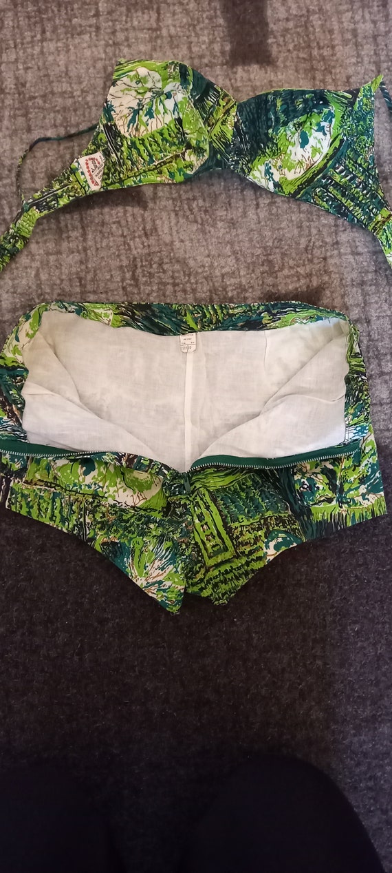 1950s Bikini / 50s two piece / Vintage Swimwear / 195… Gem