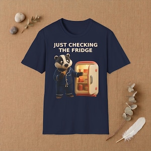 Badger Midnight Snack T-Shirt | Just Checking the Fridge Tee
