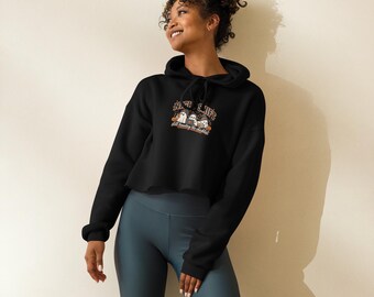 Night Shift Halloween Crop Hoodie, Cute Ghost Hoodie, Spooky Season Sweatshirt, Night Shift Worker Gift
