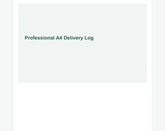 Restaurant Food Waste Log & Waste Tracker | Printable Food Waste Record | Restaurant Waste Tracking Template PDF
