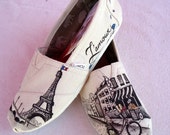 SALE*** 5.5 womens Paris Themed TOMS** Ready to ship!!!