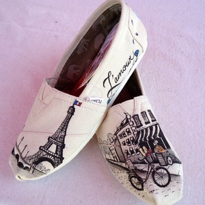 SALE*** 5.5 womens Paris Themed TOMS** Ready to ship!!!