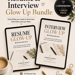 Resume and Interview Workbook Bundle: Recruiter-Created Job Search Toolkit PDF