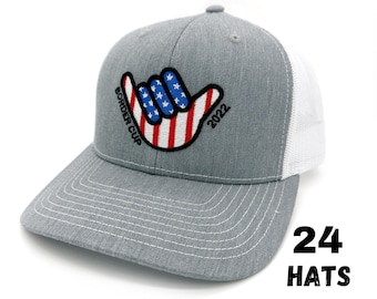 Custom Logo Richardson 112 Trucker Hat, Embroidered Snapback
