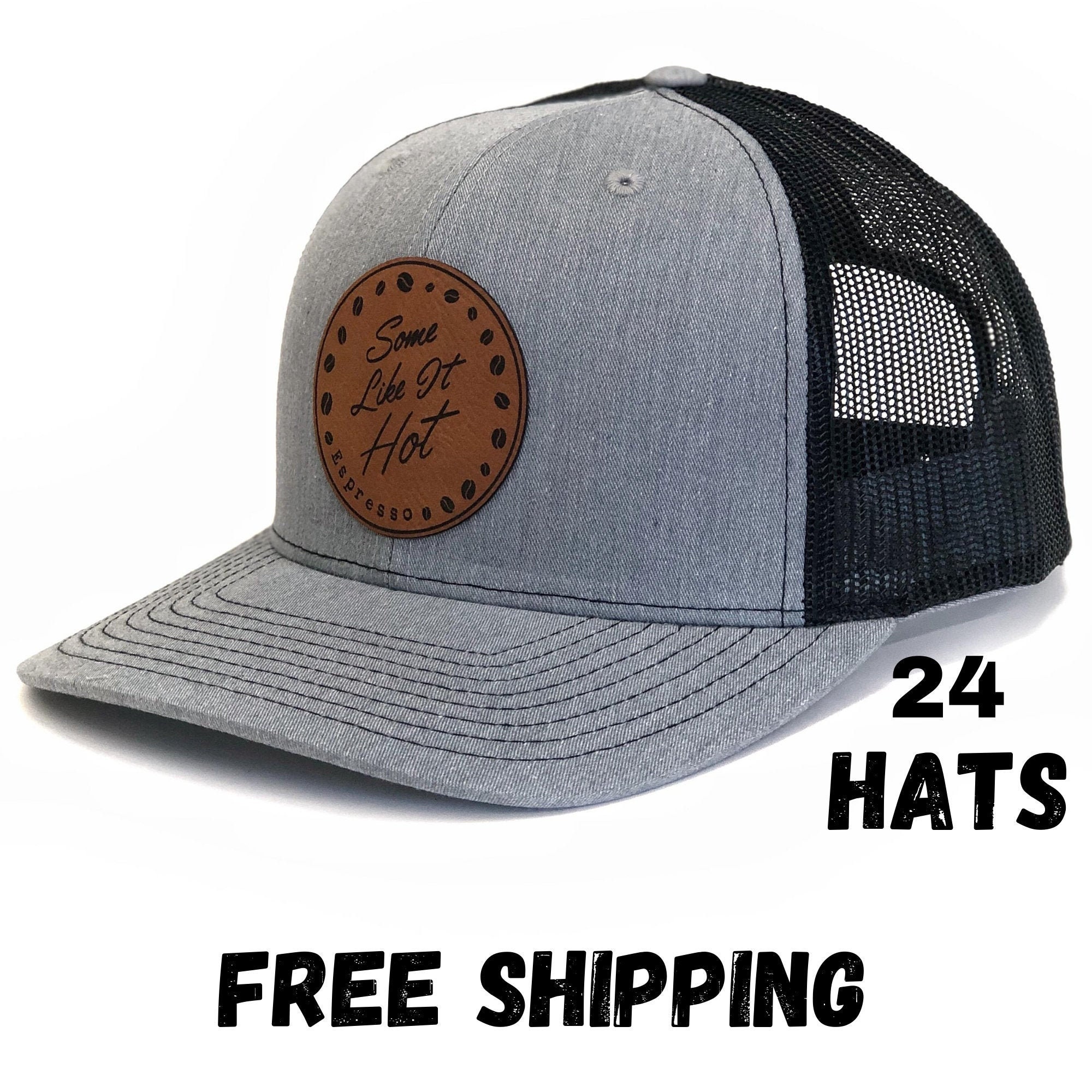 Richardson R65 Unstructured Custom Leather Patch Hat Navy