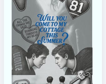 Heated Rivalry based 5X7 Kindle Insert