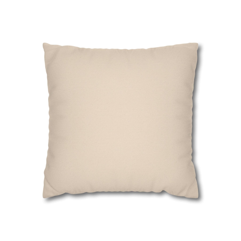 Solid Oatmeal Pillow Cover, Neutral Greige Linen Look Throw Pillow, French Country Taupe Cottage Cushion Cover image 1