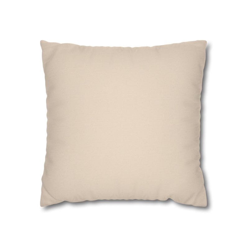 Solid Oatmeal Pillow Cover, Neutral Greige Linen Look Throw Pillow, French Country Taupe Cottage Cushion Cover image 8