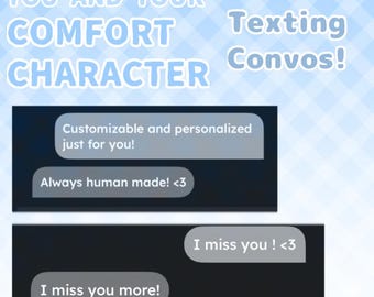 Histoire de textos personnalisée avec un personnage réconfortant, chat Yumeship et fanfiction