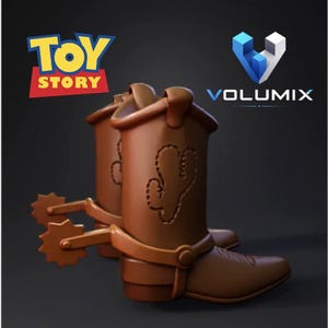 Woody Accurate Boots 3D-modellfil