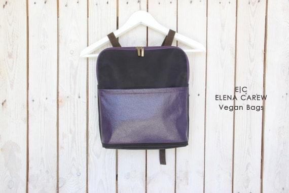 purple purse backpack