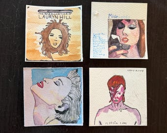 Custom Watercolor Album Covers