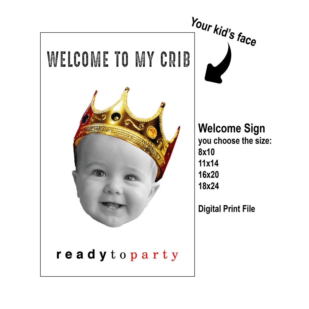 to My Crib Notorious BIG Themed Birthday Etsy