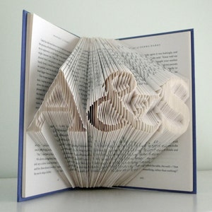 First Anniversary Gift for Him Boyfriend Husband - Paper Anniversary  Folded Book Art Gift - Gift for Him - Gift for Her - Best Selling Item