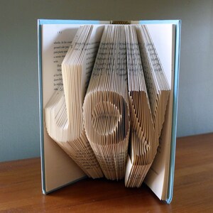 Joy Home Decor Holiday Folded Book Art Decorative Arts Inspirational Book Sculpture Unique Gift image 3