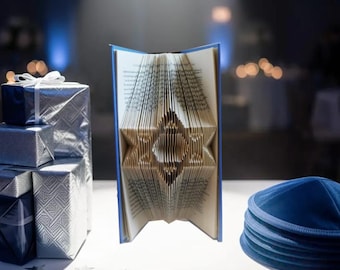 Bar Mitzvah Gift -  Bat Mitzvah Gift - Star of David - Jewish Art - Unique -  Channukah- Hanukkah - Rosh Hashanah - Judaica Centerpiece