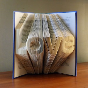 Gifts For The Couple Wedding  LOVE First 1st Anniversary  Gifts  Book Lovers - Wedding Decor  Anniversary Gift For Him Her