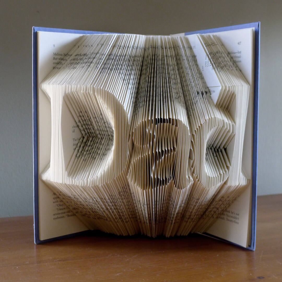 Black Friday Cyber Monday Gifts for Dad New Father Gift Best Dad Gift for Men Folded Book Art