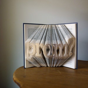 Prom? - Prom Invitation - Unique Prom Proposal - Invite - Prom Idea - Girlfriend - High School Prom Dance - Folded Book Art - Prom Queen
