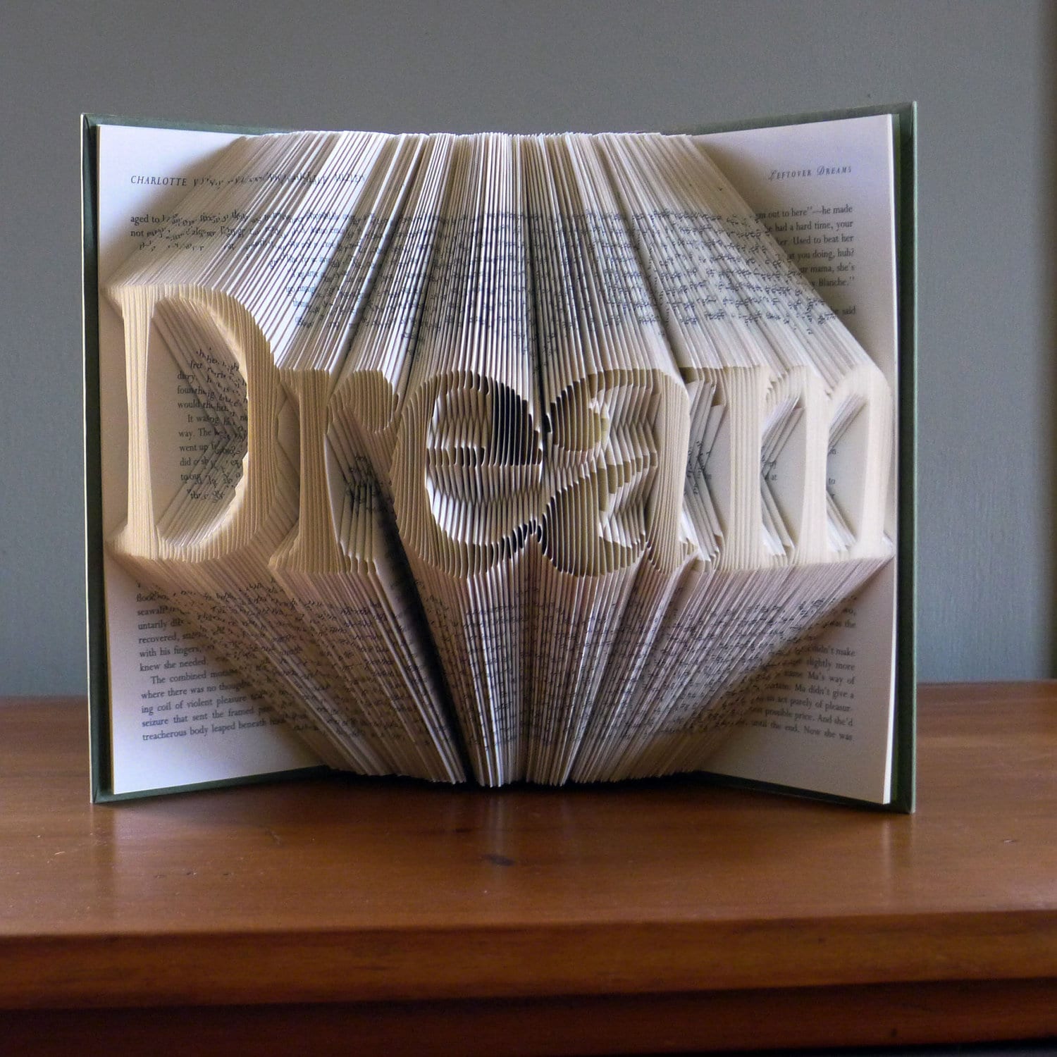 Folded Book Art Book Sculpture Best Selling Item Dream Boyfriend  Anniversary Anniversary Gifts for Him Men Wedding book Art - Etsy