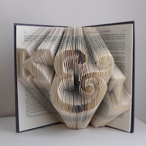 Anniversary  Gift For Boyfriend Girlfriend - 1st First Wedding Anniversary Gift for Husband Wife - Best Selling Item - Folded Book Art