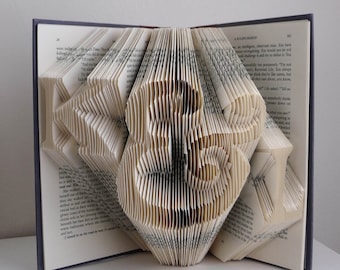 Anniversary  Gift For Boyfriend Girlfriend - 1st First Wedding Anniversary Gift for Husband Wife - Best Selling Item - Folded Book Art