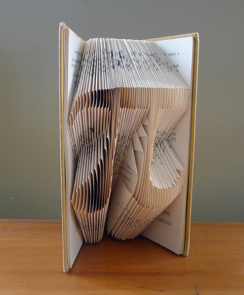 Pi Folded Book Art Math Pi Day March 14th Forever Never Ending Anniversary Gift for Math Teacher Mathematics image 2