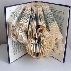 Anniversary Gift For Boyfriend Girlfriend 1st First Wedding Anniversary Gift for Husband Wife Best Selling Item Folded Book Art image 4