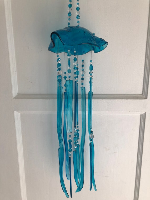 Jellyfish Wind Chime Etsy