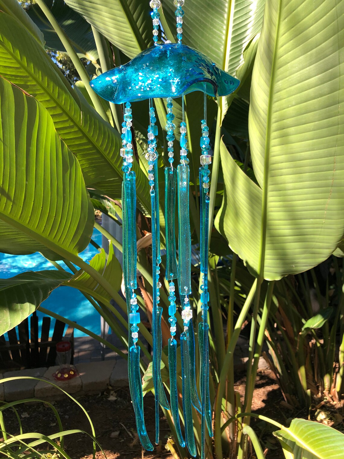 Jellyfish Wind Chime Etsy