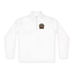 Boxing Wolf Logo Quarter-Zip Pullover | Wolf with Boxing Gloves