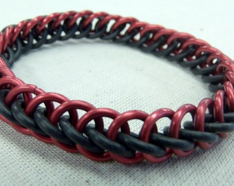 Stretchy Half-Persian Chainmaile Bracelet -- Many colors available