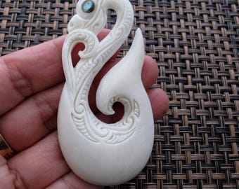 Gorgeous Bone Fancy Hook from Buffalo Bone, Stringing, Wholesale  ,Tribal Pendant Jewelry making Supplies