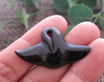 Unique Hand Carved Sting Ray pendant , horn Carving, Jewelry making Supplies