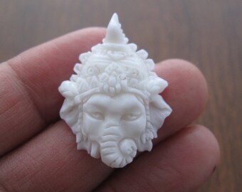 30mm x 20mm  Ganesha cabochon , GANESH,   NOT DRILLED, Handmade supplies B8051