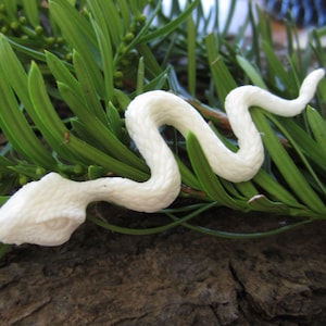 Amazing Detail  Carved Rattle Snake, Focal pendant, serpent  Bone bead, Jewelry making Supplies B3463