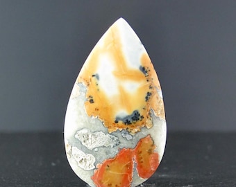 Cabujón indonesio Maligano Jasper, piedra natural, piedra curativa B9016