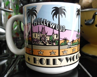 Vintage Hollywood Souvenir Coffee Mug