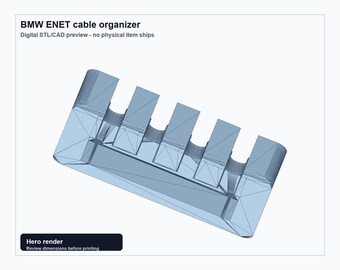 BMW Enet Cable Organizer — Digital download