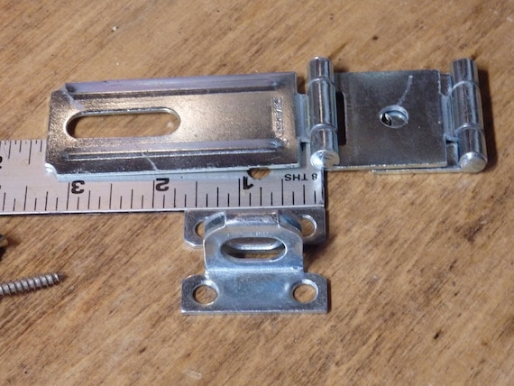 double hinge hasp lock