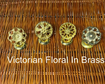 Victorian Floral in Brass