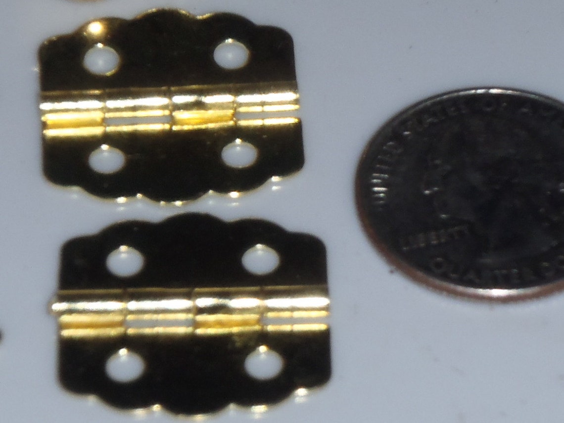 Box or Humidor Hardware Hinges Latch & Feet Bright Brass Etsy