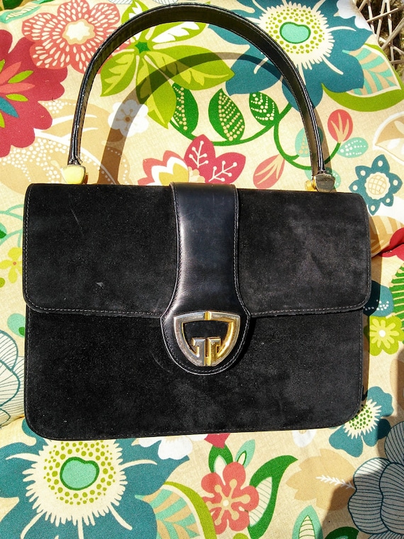 Vintage Gucci Handbag in Black Leather, c.1960s – Menage Modern