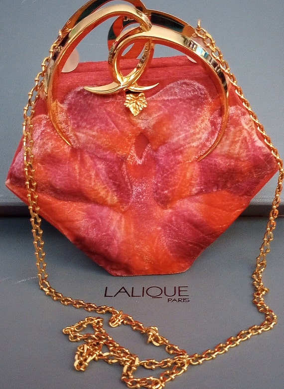 Lalique Paris evening bag NEW in BOX