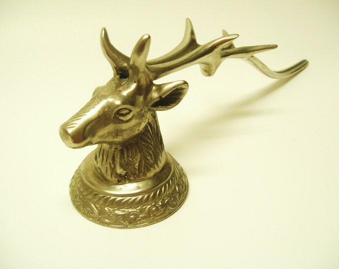 Vintage Deer Head Candle Snuffer Pewter, Silver, Brass Etsy