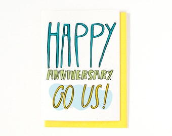 Happy Anniversary Card - I Love You Card - Funny Anniversary Card - Funny Love Card - Love Greeting Card - Funny Card - Anniversaries